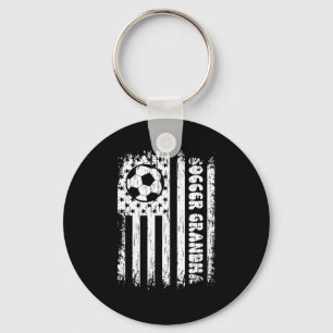 Chaveiro Bandeira Americana Vintage Avó Futebol Futebol Fãs