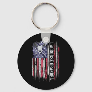 Chaveiro Bandeira Americana Vintage Usa Avô Orgulhoso de La
