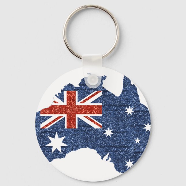 Chaveiro bandeira australiana sequencial (Frente)