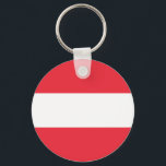 Chaveiro Bandeira Áustria (Áustria)<br><div class="desc">Produtos de Sinalizador Mundial Personalizáveis - Sinta-se livre para adicionar seu próprio texto.</div>