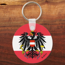 Chaveiro Bandeira austríaca, emblem e Áustria feriados / es