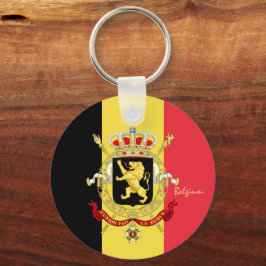 Chaveiro Bandeira belga, emblem e férias na Bélgica / espor