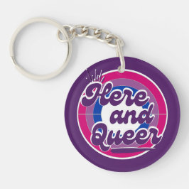 Chaveiro Bandeira Bissexual - LGBTQ: Aqui e Fila