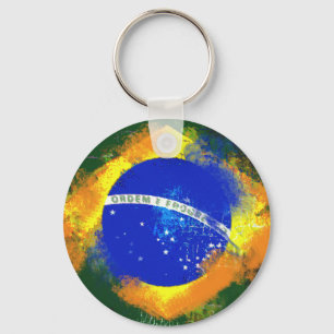 Chaveiro Bandeira brasileira BR Brasil
