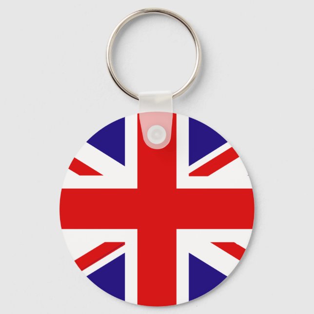 Chaveiro Bandeira BRITÂNICA (Frente)