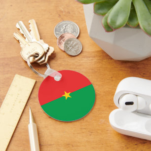 Chaveiro Bandeira Burkina Faso