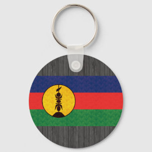 Chaveiro Bandeira caledoniana do teste padrão do vintage
