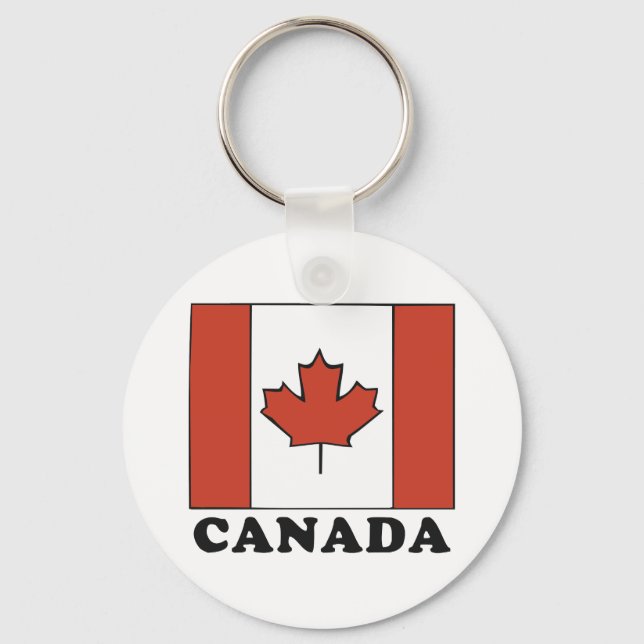Chaveiro Bandeira canadense (Frente)