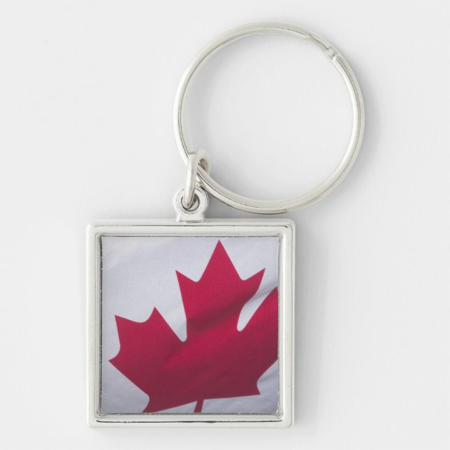 Chaveiro Bandeira Canadense. (Frente)