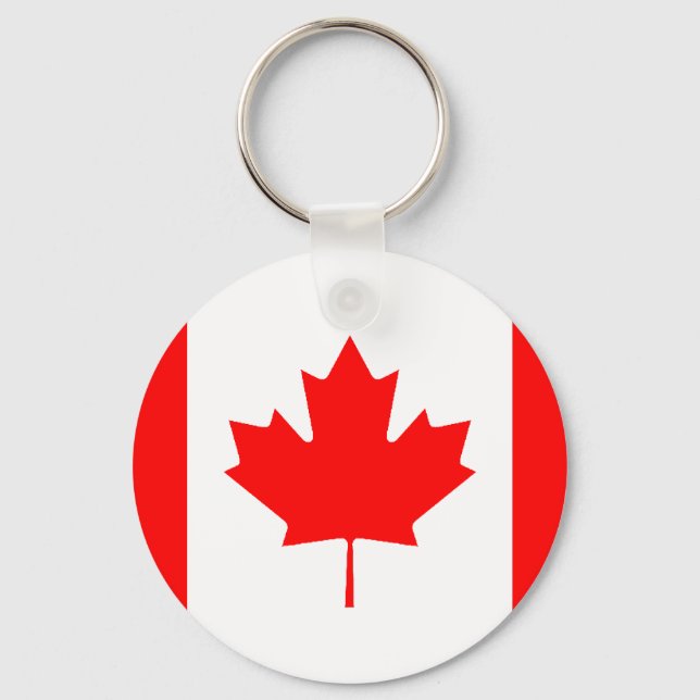 Chaveiro Bandeira canadense (Frente)