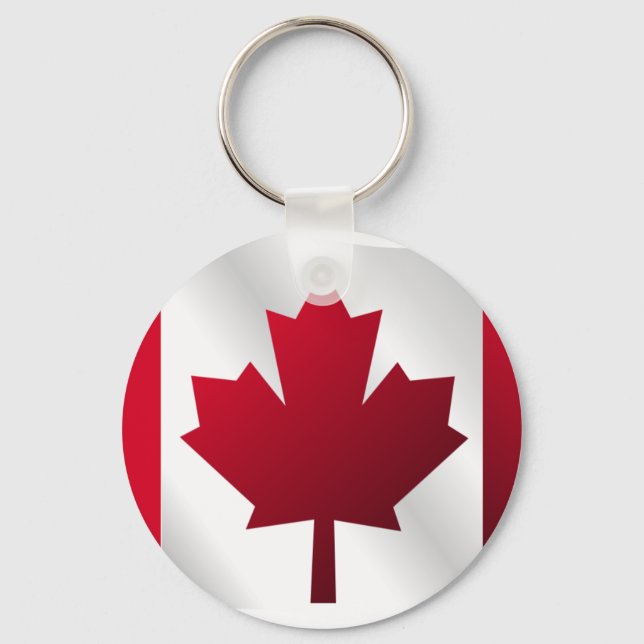 Chaveiro Bandeira canadense (Frente)