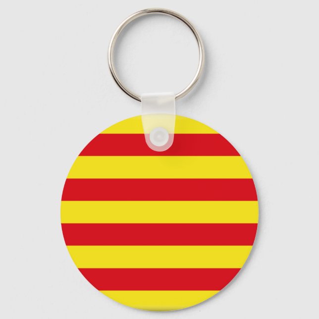 Chaveiro Bandeira Catalunha (Espanha) (Frente)