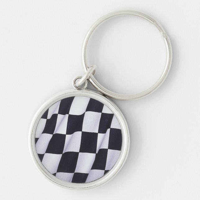 Chaveiro Bandeira Checkered (Frente)