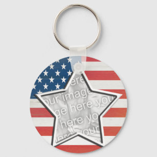 Chaveiro Bandeira com estrela