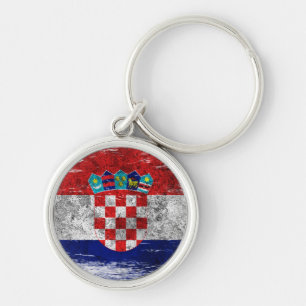Chaveiro Bandeira croata arrastada e vestida