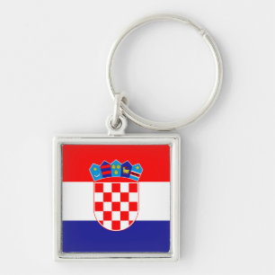 Chaveiro Bandeira croata e feriado na Croácia, viagem/espo