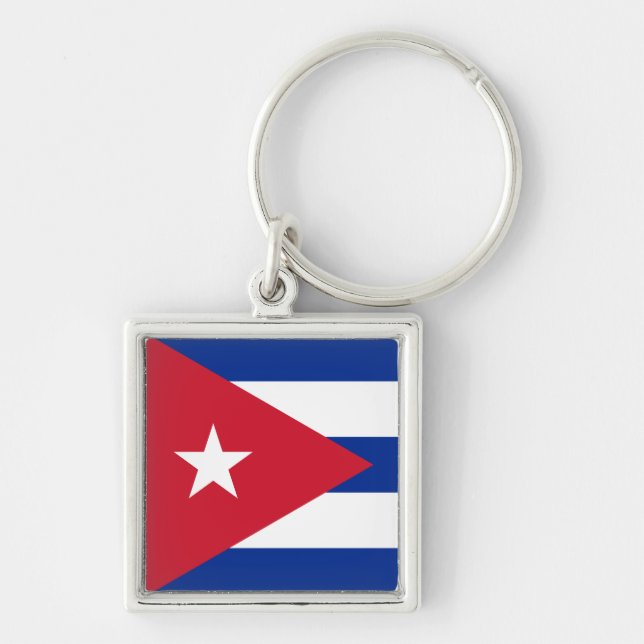 Chaveiro Bandeira Cuba (Frente)