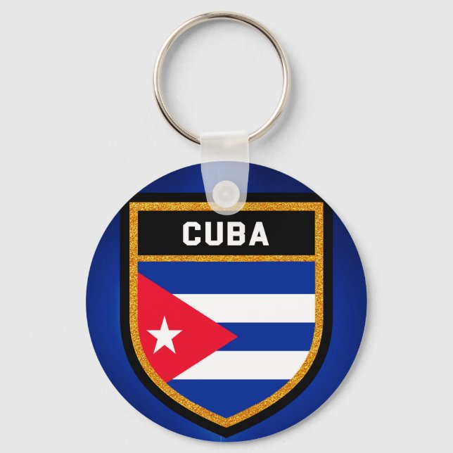 Chaveiro Bandeira Cuba (Frente)