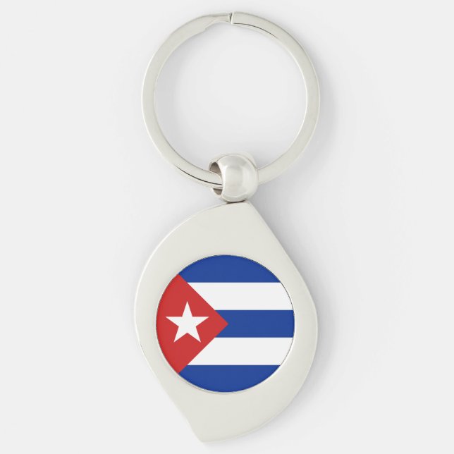 Chaveiro Bandeira Cuba (Frente)