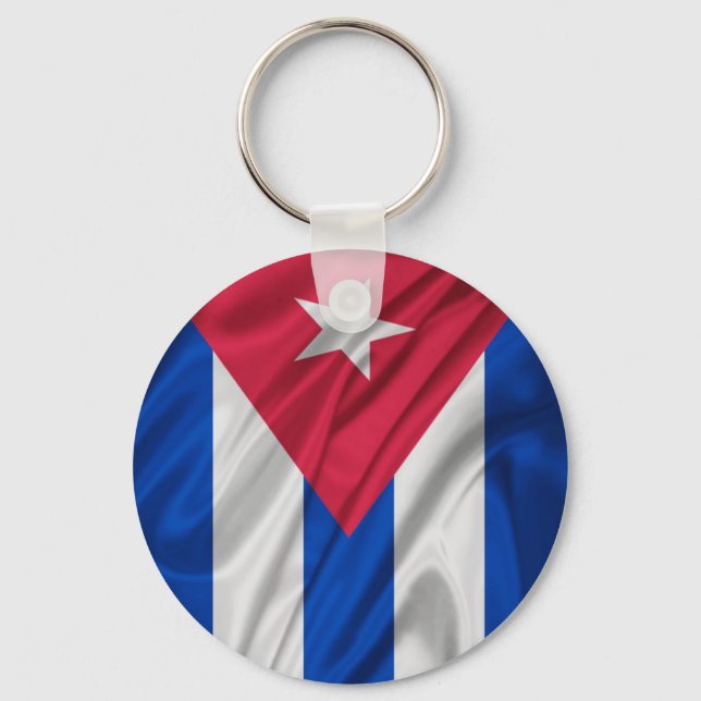 Chaveiro Bandeira Cubana (Frente)