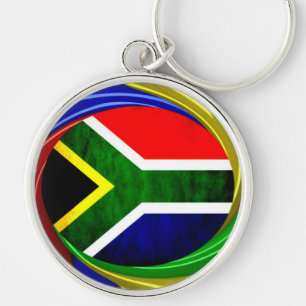 Chaveiro Bandeira da África do Sul: Motif Dinâmico de Rodov