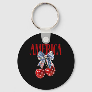Chaveiro Bandeira da América do Arco Coquette Cherry Us, 4