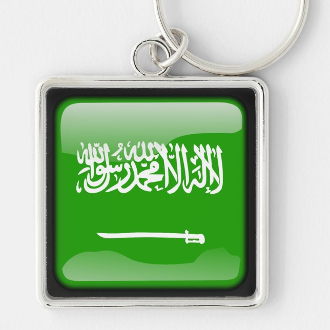 Chaveiro Bandeira da Arábia Saudita (Frente)