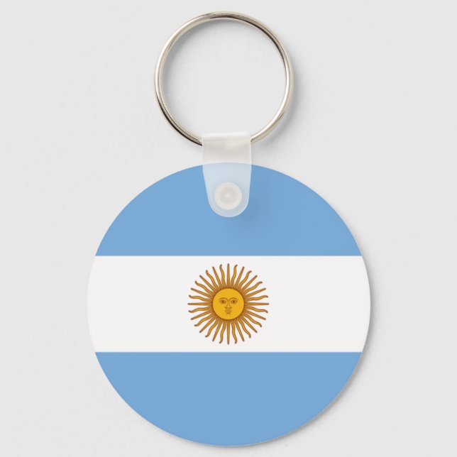 Chaveiro Bandeira da Argentina - Bandera da Argentina (Frente)