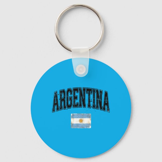 Chaveiro Bandeira da Argentina Presente da Argentina Heranç (Frente)