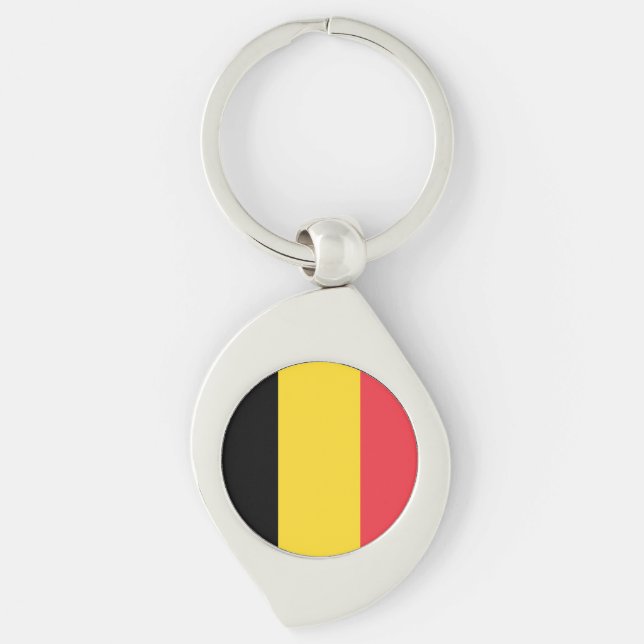 Chaveiro Bandeira da Bélgica (Frente)