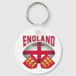 Chaveiro Bandeira da bola de rugby de Inglaterra