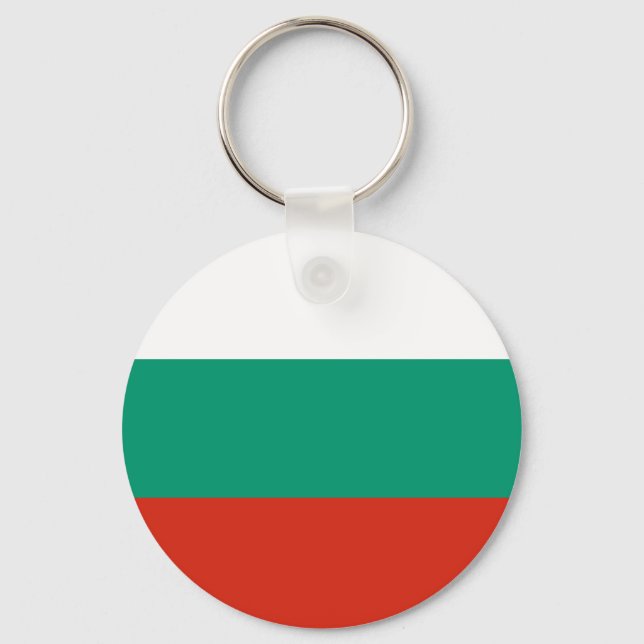 Chaveiro Bandeira da Bulgária (Frente)