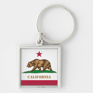 Chaveiro Bandeira da Califórnia e viagem de férias da Calif