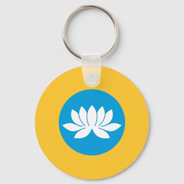 Chaveiro Bandeira da Calmúquia (Frente)