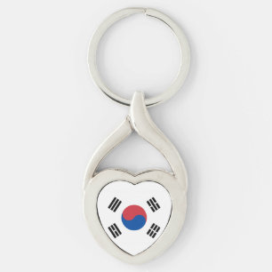 Chaveiro Bandeira da Coreia do Sul