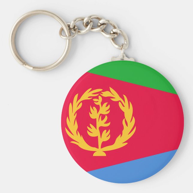 Chaveiro Bandeira da Eritreia (Frente)