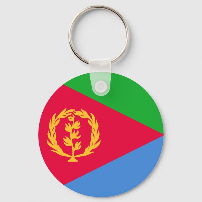 Chaveiro Bandeira da Eritreia (Frente)