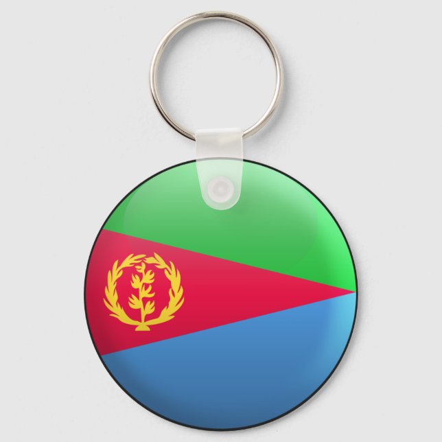 Chaveiro Bandeira da Eritreia (Frente)