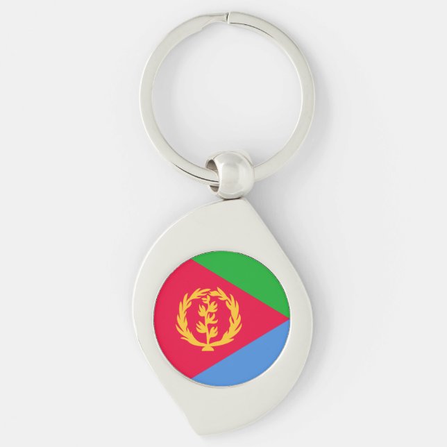 Chaveiro Bandeira da Eritreia (Frente)