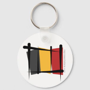 Chaveiro Bandeira da escova de Bélgica