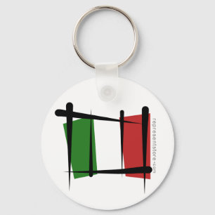 Chaveiro Bandeira da escova de Italia