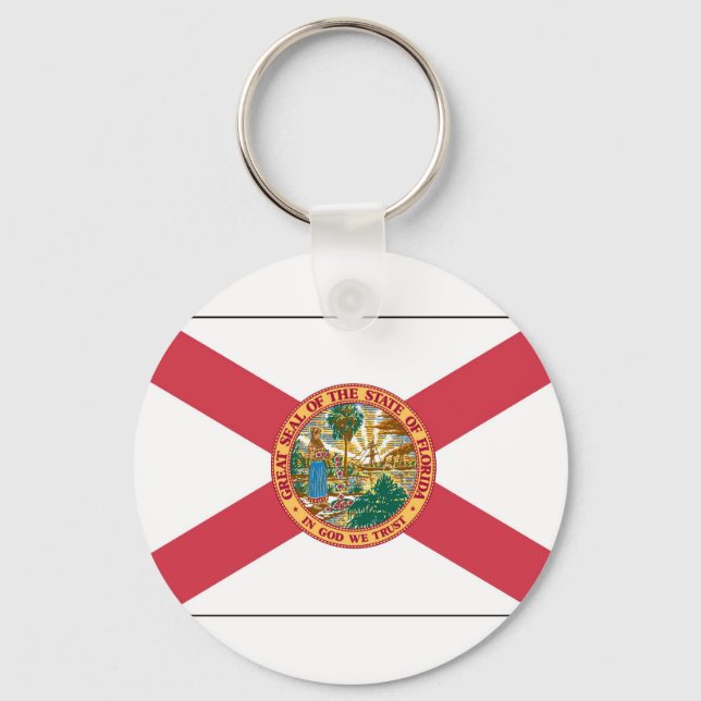 Chaveiro bandeira da Flórida (Frente)