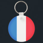 Chaveiro Bandeira da França<br><div class="desc">Bandeira da France Emoji. Emoji art Versão 2 de EmojiOne. Licenciado sob Creative Commons (CC-BY 4.0).</div>