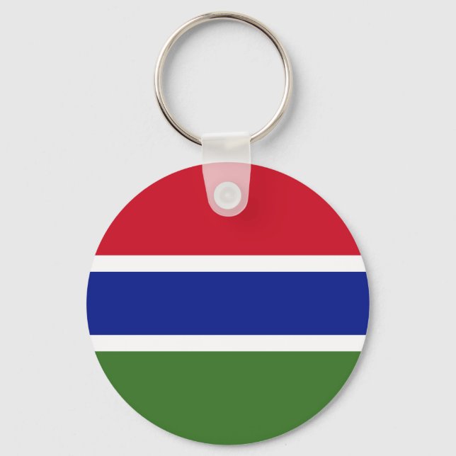 Chaveiro Bandeira da Gâmbia (Frente)
