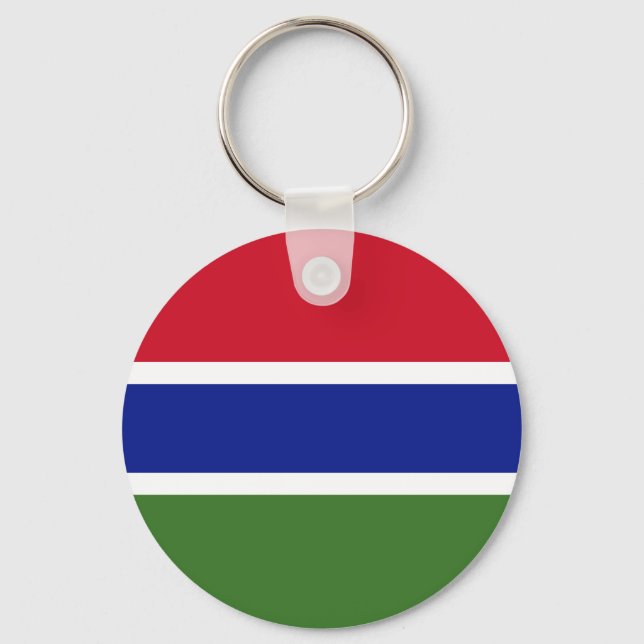 Chaveiro Bandeira da Gâmbia (Frente)
