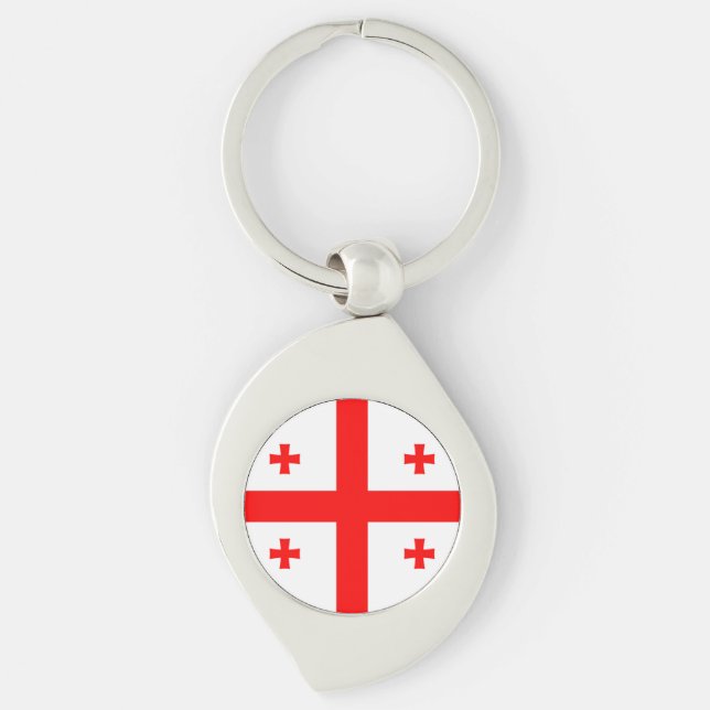 Chaveiro Bandeira da Geórgia (Frente)