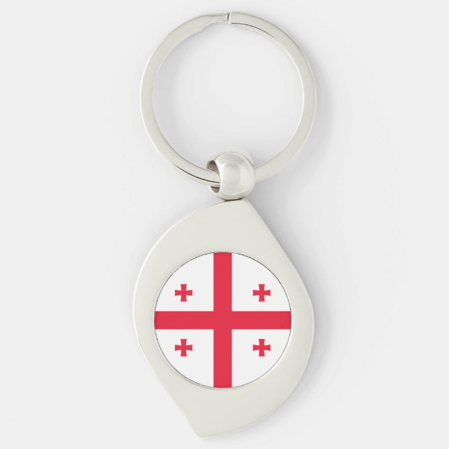 Chaveiro Bandeira da Geórgia (Frente)