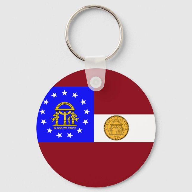 Chaveiro Bandeira da Geórgia (Frente)