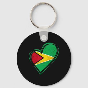 Chaveiro Bandeira da Guiana Guianense Caribenho Cruzeiro Cr