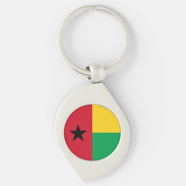 Chaveiro Bandeira da Guiné-Bissau (Frente)